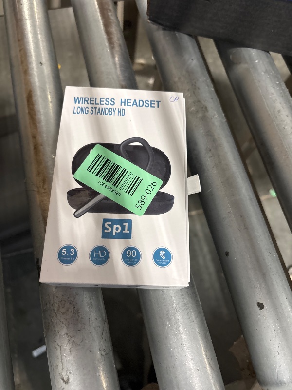 Photo 1 of ***ONLY RIGHT EARBUD*** TERUNSOUl Bluetooth Headset V5.3, Wireless Bluetooth Earpiece with 600mAh Charging Case, 110H Playtime, Hands Free Headset for Cell Phone and Computer with Built-in Microphone for Work Trucker Office