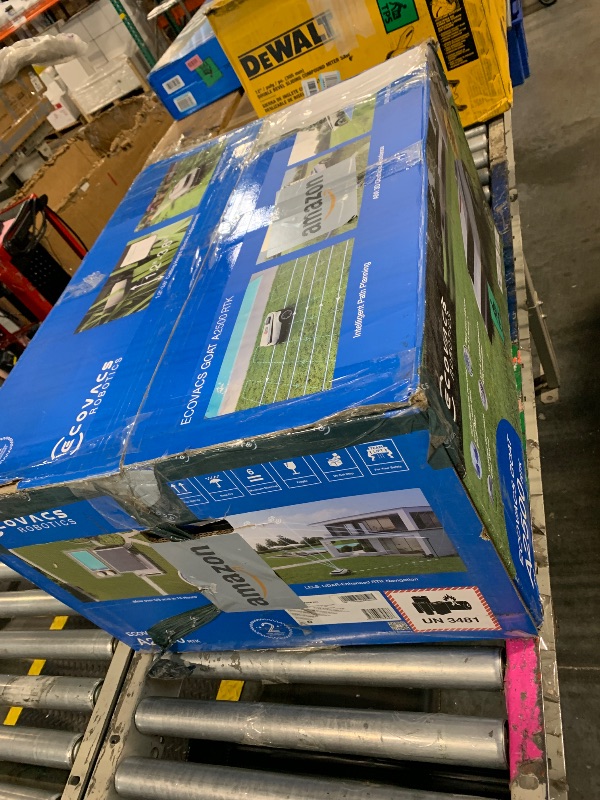 Photo 1 of ***FINAL SALE/NO RETURN, VIEW NOTES*** ECOVACS Goat A2500 RTK Robot Lawn Mower, Lidar-Enhanced RTK+Vision Navigation, Auto-Mapping, Dual Blades, Edge Precision Mowing, Perimeter Wire-Free, Suitable for 5/8 Acres Lawn, 50% Slope Capability