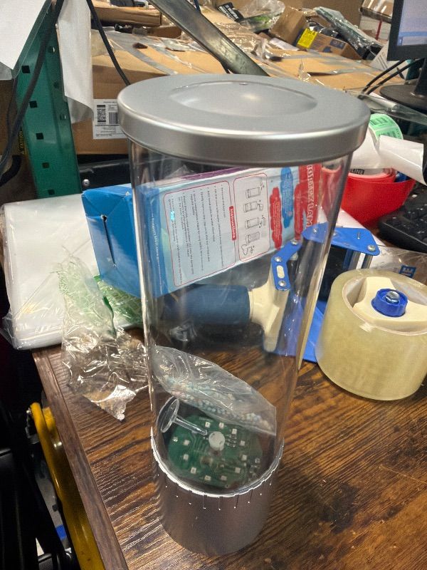 Photo 1 of **MISSING POWER CORD**
Brewish Tornado Lamp | 7 Color Changing LED Light Glitter Lamps | Hurricane Lamp for Room, Office & Home Decor | Novelty Gifts Night Light | Birthday, Christmas Gifts | Curiosity Vortex Lamps