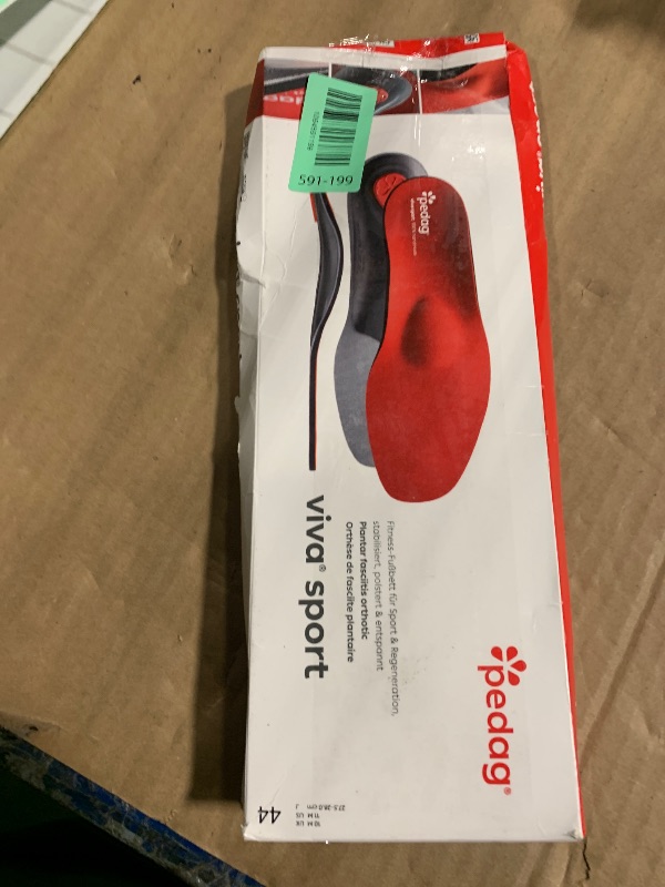 Photo 1 of ** USED** Pedag Viva Sport | Orthotic Inserts | Arch Support | Metatarsal Pad | Ideal for Low & High Impact Activities | Soft & Vegan Friendly | Handmade in Germany | 1 Pair | Men US 11/ EU 44