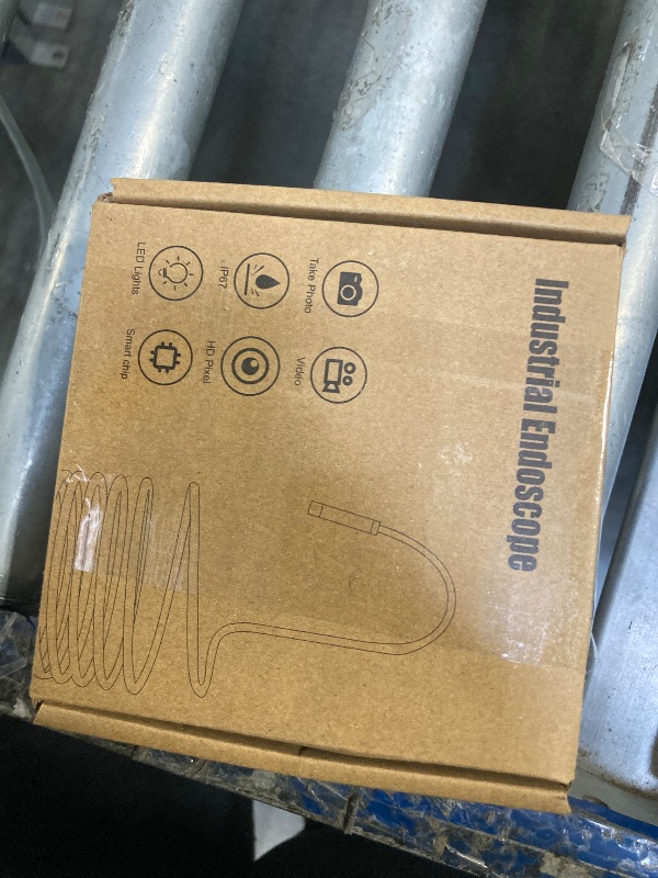 Photo 1 of [Dual-Lens] Endoscope Camera with Light, 1920P HD Borescope with 8+1 Adjustable LED Lights, IP67 Waterproof 16.5FT Semi-Rigid Snake Cord Inspection Camera for iPhone, iPad and Android Phone (Type C)