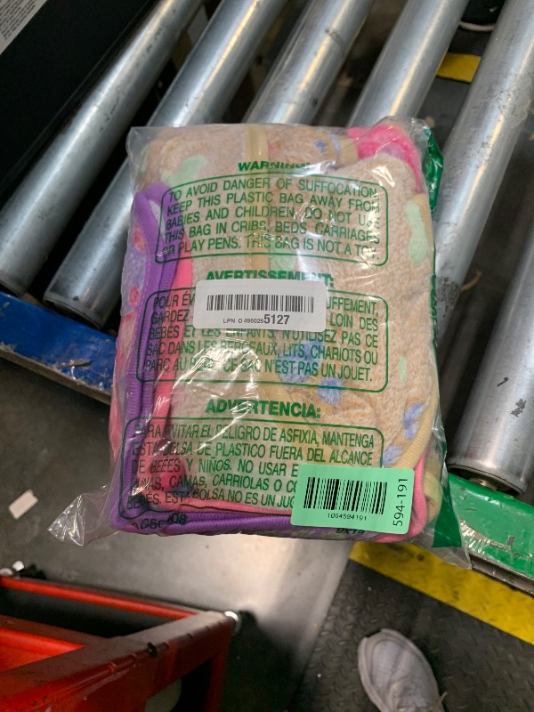 Photo 1 of 1 Pack 3 Blankets Super Soft Fluffy Cute Bone Pattern Pet Blanket Flannel Throw for Dog Puppy Cat Pink/Brown/Purple Medium