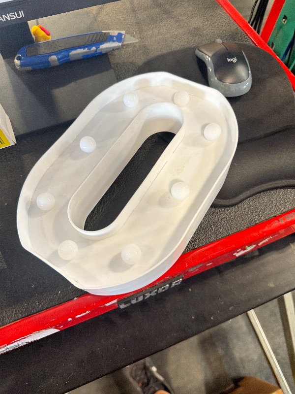 Photo 1 of ***FINAL SALE NO RETURN NO REFUND****  LED Marquee Letter Lights Sign, Light Up Alphabet Letter for Home Party Wedding Decoration O