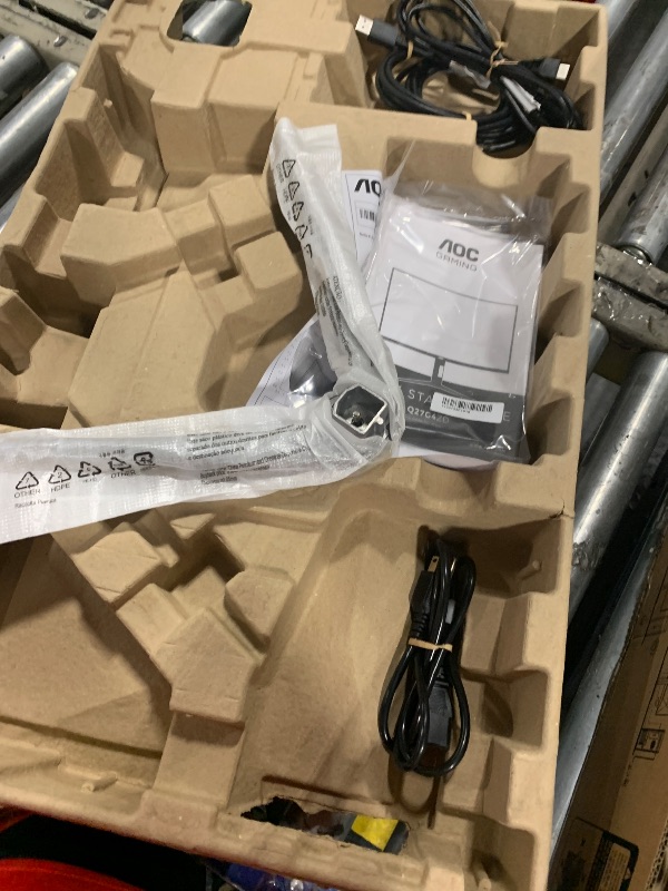 View 4 of *** NO RETURN / DAMAGE MAJOR/ SALE PARTS *** AOC Q27G4ZD 27" QD OLED Gaming Monitor, QHD 2560 x 1440, 240Hz 0.03ms, HDMI 2.0 x2, Display Port x2, G-Sync Compatible, Console Gaming Ready, 3-Year Zero-Bright-Dot