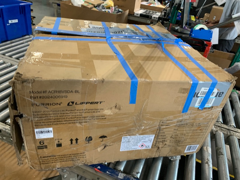 Photo 1 of ** NO RETURN *** 
 Furrion Chill Cube 18k BTU Variable Speed RV Rooftop Air Conditioner, Black, Ducted, R32 Refrigerant, Quiet High-Efficiency AC with Turbo Cool Mode, Lightweight, AC Unit Only - FACR18VSSA-BL-AM