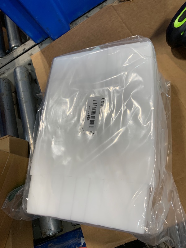 Photo 1 of (50 Pack) Extra Large Eraser Sponge - Extra Thick, Long Lasting, Melamine Sponges in Bulk Boat Eraser Multi Surface Scrubber Foam Cleaning Pads - Bathtub, Floor, Baseboard, Bathroom, Wall Cleaner