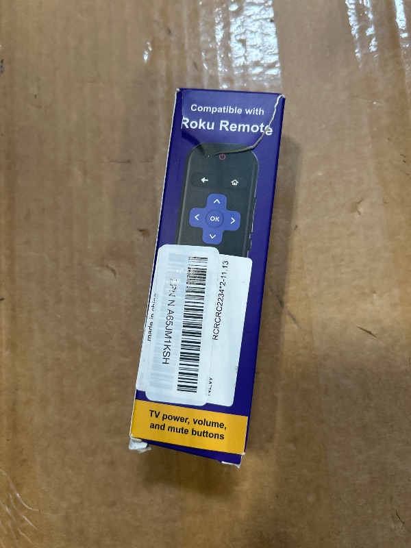 Photo 1 of (Pack of 2) Replaced Remote Control Only for Roku TV Compatible with TCL Roku/for Hisense Roku/for Insignia Roku/for Onn Roku TV/for Philips Roku Smart TVs (Not for Roku Stick and Box)