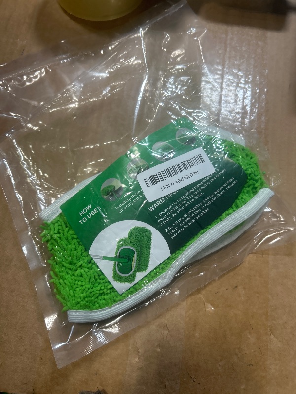 Photo 1 of ****MISSING PART****
Reusable Mop Pads Fit Swiffer Sweeper, 4-Pack Microfiber Mop Replacement Pads, Washable Wet Mopping Cloths & Dry Sweeping Chenille Pads Refill for Floor Cleaning