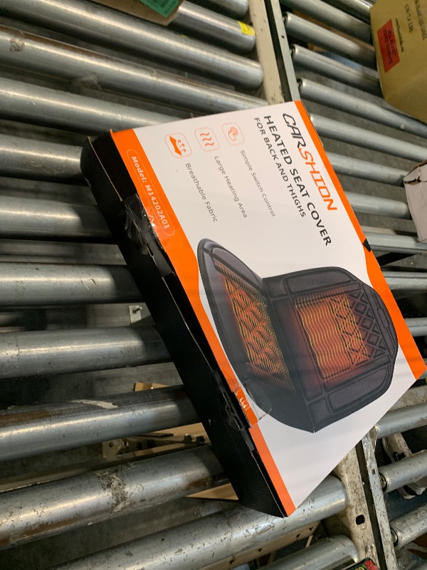 Photo 1 of ** SOLD AS IS, NO REFUND/ RETURN** SEE COMMENTS**
Heating Pad Heated Seat Cover for Winter, Comfortable Black Polyester Warmer, Easy to Install & Use, Cushion for Christmas Thanksgiving Gift