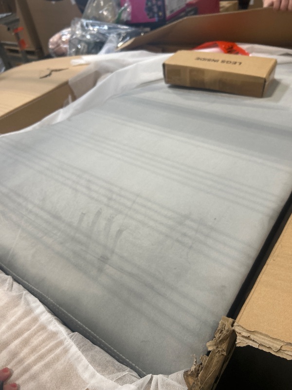 View 1 of ****ONLY THE ARMS AND LEGS****
Ball & Cast Twin Size Daybed W/Trundle,Day Bed with Pop Up Trundle Bed W/Button and Copper Nail on Arms,Upholstered Sofa Bed W/Back,No Box Spring Needed,for Bedroom,Guest Room,Light Gray