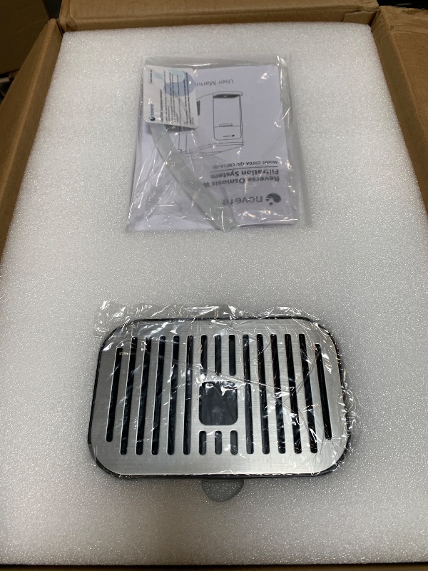 Photo 1 of ***FINAL SALE***NOVETE Reverse Osmosis Water Filter Countertop, UV Cold Water Down to 32?, NSF/ANSI 42/58 Certified, 4:1 Pure to Drain, No Installation Needed, 8-Stage RO Water Filtration System, CRF1A-QS, Black