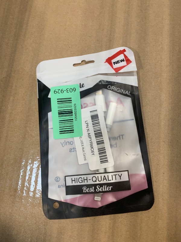 Photo 1 of [Apple MFi Certified] Apple iPhone 14 Pro Max Headphone Adapter, 2 Pack Lightning to 3.5 mm Headphone Jack Aux Audio Cable Dongle Adapter Compatible with iPhone 14 13 12 11 Pro Max XS XR X 8 iPad