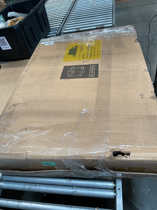 Photo 1 of ***MISSING ONE OF THE BOXES*** YITAHOME 91.3" Double Dog Crate Furniture with Dog Feeder, Heavy Duty Indoor Dog Kennel TV Stand with Drawers, Sturdy Dog Kennel with Divider for 2 Medium Large Dogs, Brown