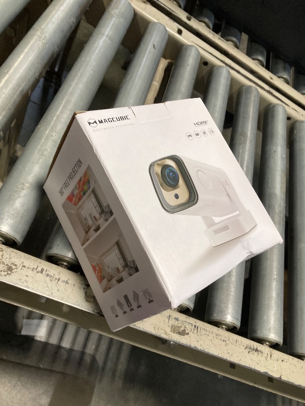 Photo 1 of ?Auto Focus&1080P?Magcubic Mini Smart Projector with 4K Support, Portable Projector with Wifi and Bluetooth, 5W Speaker, Built in Apps, Voice Control, Outdoor Movie Projector