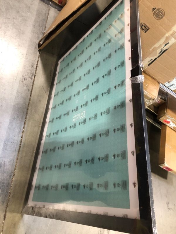 Photo 1 of ***FRAME FRACTURED IN SEVERAL PLACES, SELLING FOR PARTS, FINAL SALE***LaVie Home 33 x 46-1/2" Poster Frame Black, Display Pictures 27x40 with Mat or 30x42 Without Mat, Stable and Sturdy Picture Frame and Polished Plexiglass***FRAME FRACTURED IN SEVERAL PL