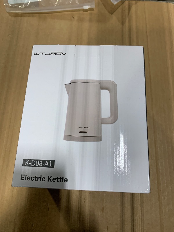 Photo 1 of 0.8L Electric Kettle Stainless Steel, 800 Watts Small Electric Kettle 27 Ounce Fast Boil Auto Shut-off, Portable Water Boiler for Small Kitchen, Business Trip and More