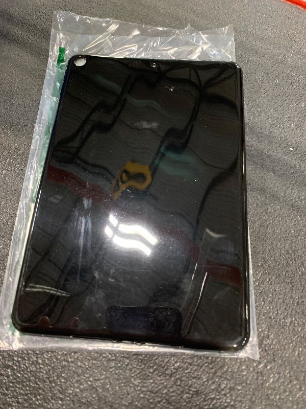 Photo 1 of ***NOT KNOWN WHICH IPAD MINI FITS** TineeOwl iPad mini Ultra Slim Clear Case, Flexible TPU, Absorbs Shock, Lightweight, Thin (Black)