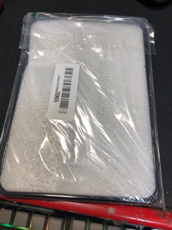 Photo 1 of ***NOT KNOWN WHICH IPAD MINI FITS** TineeOwl iPad mini Ultra Slim Clear Case, Flexible TPU, Absorbs Shock, Lightweight, Thin (Black)