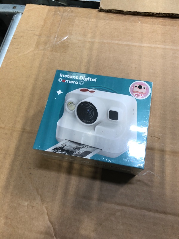 Photo 1 of **** FACTORY SEALED *** Anchioo Instant Print Camera for Kids, 2.4 Inch Screen Camera with 3 Print Paper, Birthday Gift for Girls Boys Age 3-12, 1080P Instant Camera Toys for 3 4 5 6 7 8 Year Old - Pink