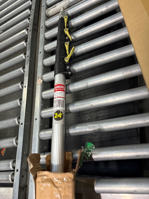 Photo 1 of **** JUST POLE AND DUSTER *** DOCA Telescoping Pole 6-24 Ft - Extension Pole for Cleaning, Feather Duster, Window Washing Kit, Paint Roller, Window Squeegee High Reach Extendable Kit for Indoor & Outdoor - Squeegee Dual Plane