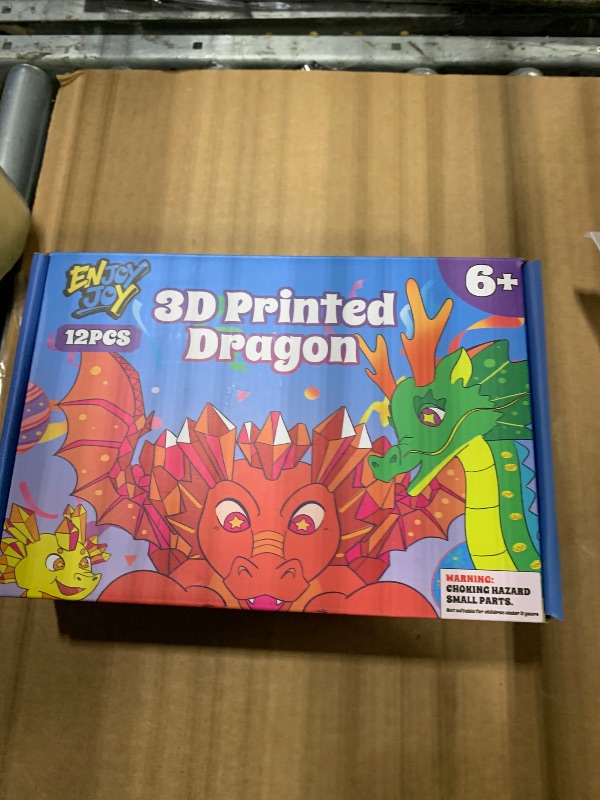 View 2 of **MISSING SEVERAL PARTS**
ENJOYJOY 12PCS 3D Printed Dragon Eggs, Prefilled Easter Eggs for Easter Basket Stuffers, Unique Surprise 3D Printed Animals Fidget Toy, Ideal Easter Basket Essentials for Kids Girls Boys Gifts