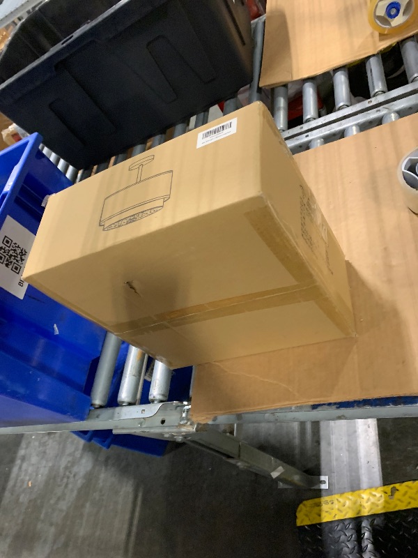 Photo 1 of *** BROKEN PIECE*** Boho Light Fixture Ceiling Mount,13'' Semi Flush Mount Ceiling Lights Fixture,3-Light Farmhouse Chandelier,Rattan Ceiling Light with 2-Tier Drum Shade,Drum Light Fixture for Bedroom Living Room