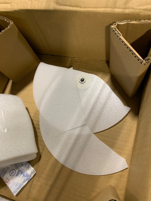 Photo 1 of *** BROKEN PIECE*** Boho Light Fixture Ceiling Mount,13'' Semi Flush Mount Ceiling Lights Fixture,3-Light Farmhouse Chandelier,Rattan Ceiling Light with 2-Tier Drum Shade,Drum Light Fixture for Bedroom Living Room