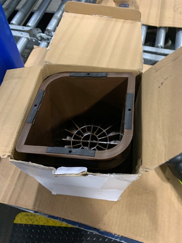 Photo 1 of **RETAIL: $33.99**
Bed Risers Heavy Duty, Oversized Furniture Risers, Support Up to 6000 Lbs, Lift 8 inch for Couch, Sofa, Table,Chair (Dark Brown 4 Pack, 8 inch)