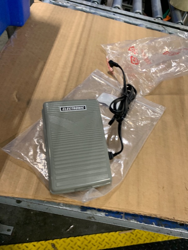 Photo 1 of ** STOCK PHOTO SIMILAR NOT EXACT***  Gray Tattoo Foot Pedal, Tattoo Power Adapter Foot Switch, Tattoo Equipment