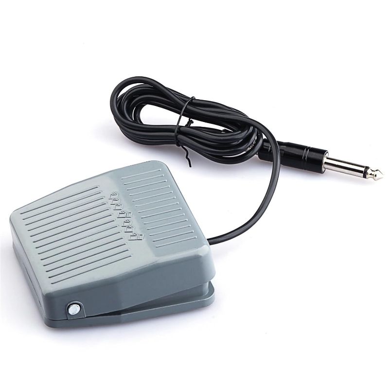 Photo 1 of ** STOCK PHOTO SIMILAR NOT EXACT***  Gray Tattoo Foot Pedal, Tattoo Power Adapter Foot Switch, Tattoo Equipment