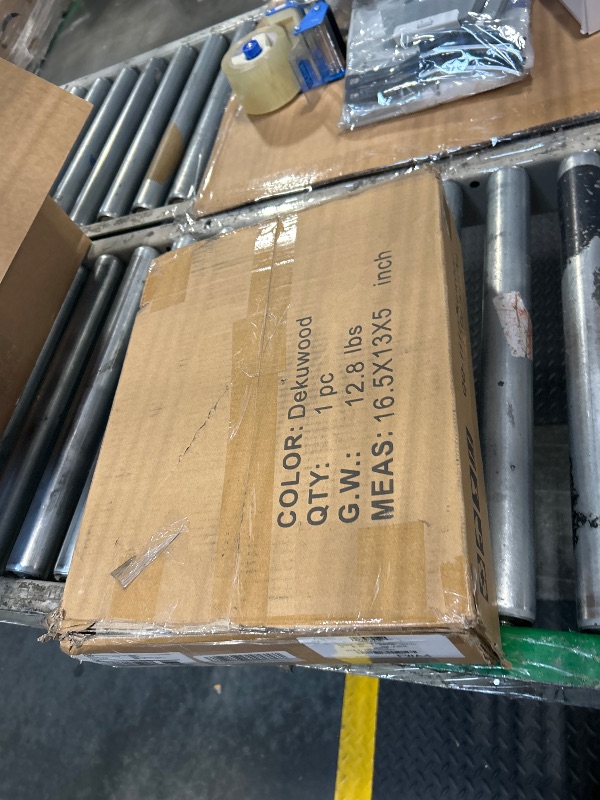 Photo 1 of *** MISSING PARTS** TigerDad Mobile Adjustable Height Laptop Stand PC Portable Laptop Swivel Table Rolling Table with Wheels Caster and Mouse Pad (Dekuwood)