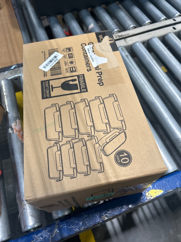 Photo 1 of [10-Pack] Glass Meal Prep Containers with Lids, MCIRCO Food Storage Containers with Snap Locking Lids, Airtight Lunch Containers, Microwave, Oven, Freezer and Dishwasher