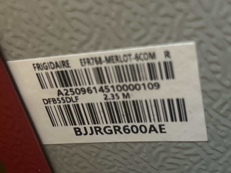 Photo 1 of ***MINOR DENTS****Frigidaire Retro Apartment Size Refrigerator with Top Freezer - 2 Door Fridge with 7.5 Cu Ft of Storage Capacity, Adjustable Spill-Proof Shelves, Door & Crisper Bins, Merlot