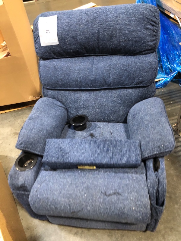 Photo 1 of **UNCLEAN***PeacefulHues Rocking Recliner Chair,360° Swivel Rocker Chair for Living Room,Upholstered Linen Glider Nursery Chair with Side Pockets for Small Spaces,Lazy Boy Recliner Single Sofa