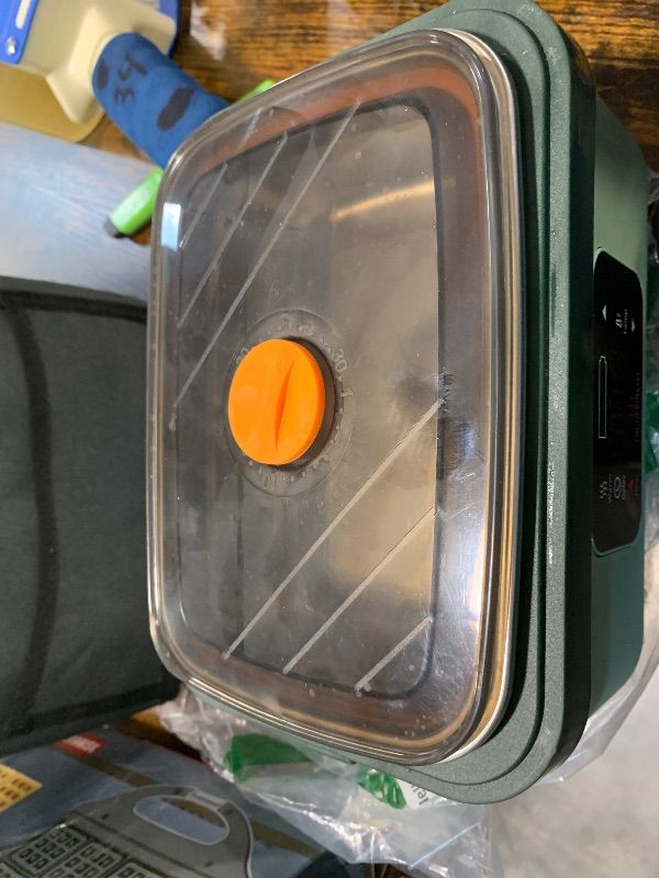 Photo 1 of ***CHARGER MISSING*** ODSD Cordless Electric Lunch Box for Adults, 16000mAh Rechargeable Self-Heating Lunch Box Food Warmer with Timer & Adjustable Heating, 34oz/1L Container with Insulated Bag for Office Car Outdoor