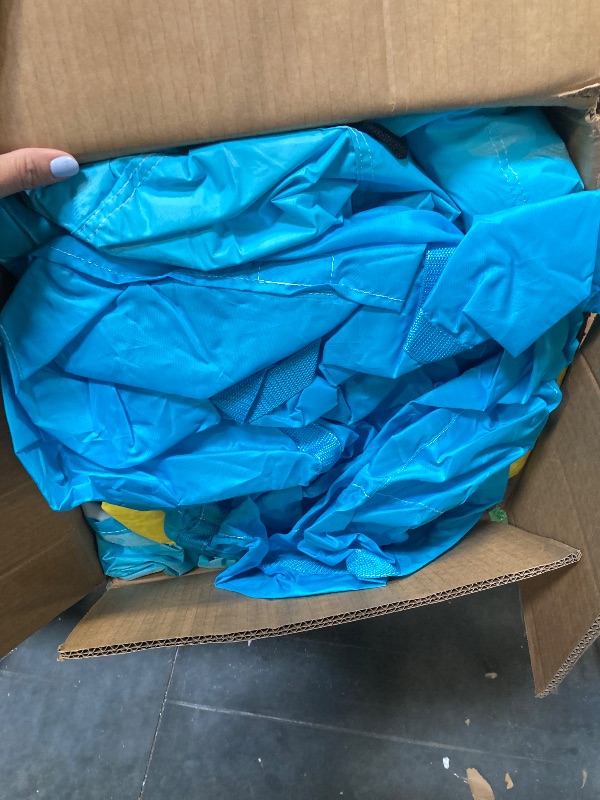 Photo 1 of ******2 BOXES****Inflatable Bounce House Water Slide,12-in-1 Oversized Indoor Bounce House for Kids 3-6 Tall Slide,Climbing Wall, Water Pool, Ball Pit,Sprinker,Dart, Basketball Hoop, 550W Blower for Backyard Party