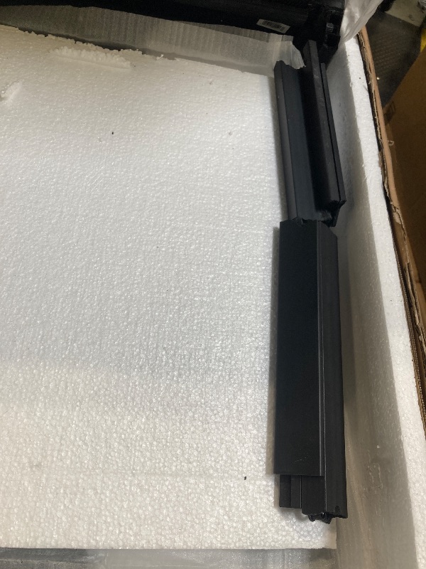 Photo 1 of ****BROKEN SIDE OF THE CAGE, PLEASE SEE PICTURES FOR REFERENCE****
New Age Pet ECOFLEX 60" Wide X-Large Reptile Habitat, Mojave Lounge for Snakes, Tortoises & Lizards in Maple, Black & Grey, Easy Assembly, Sliding Glass Doors & Mesh Top