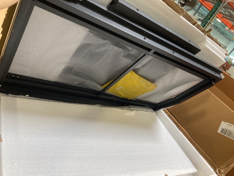 Photo 1 of ****BROKEN SIDE OF THE CAGE, PLEASE SEE PICTURES FOR REFERENCE****
New Age Pet ECOFLEX 60" Wide X-Large Reptile Habitat, Mojave Lounge for Snakes, Tortoises & Lizards in Maple, Black & Grey, Easy Assembly, Sliding Glass Doors & Mesh Top