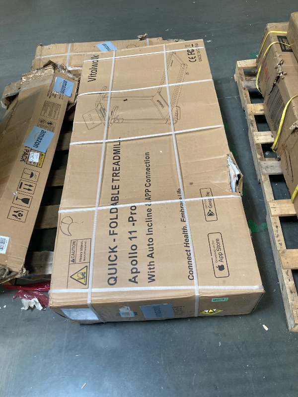 Photo 1 of ****FACTORY SEALED*****Foldable Treadmill with Auto Incline - Vitalwalk Commercial 48"x18" Wide Running Belt, 20% / 15% Incline, 10MPH, 3.5HP Brushless, Walking Pad Treadmill for Home, Auto Folding, No Installation, 350LBS