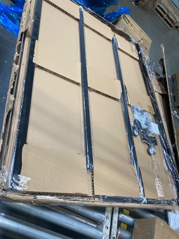 Photo 1 of ****ONE OF THE CORNERS IS BENDED, PLEASE SEE PICTURES****
Rolling Dry Erase Board 60 x 46 - Large Portable Magnetic Whiteboard with Stand - Double Sided Easel Style with Wheels - Mobile Standing Whiteboard for Office, Classroom & Home