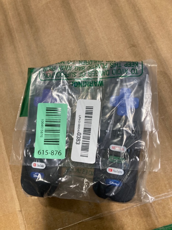 Photo 1 of (Pack of 2) Replacement Remote Control Only for Roku TV, Compatible for TCL Roku/Hisense Roku/Onn Roku/Sharp Roku/Element Roku/Westinghouse Roku/Philips Roku Smart TVs (Not for Roku Stick and Box)