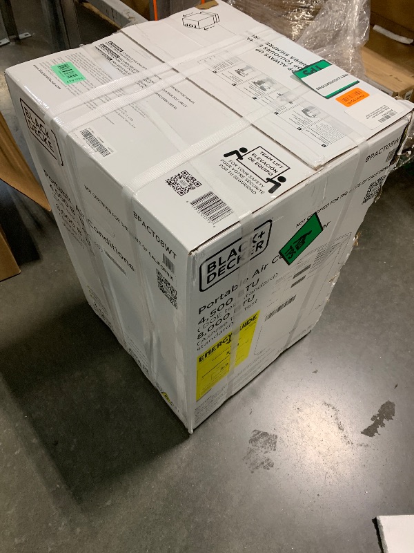 Photo 1 of **FACTORY SEALED** BLACK+DECKER 8,000 BTU Portable Air Conditioner up to 350 Sq. with Remote Control, White