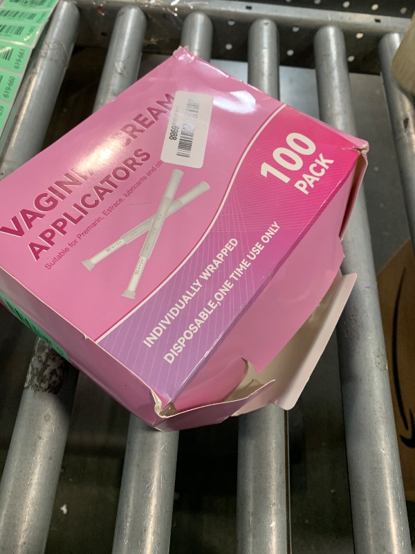 Photo 1 of 100 PACK Disposable Vaginal Suppository Applicator for Women, Fits Most Lubricants Creams Gels Pills Tablet Suppositories, Threaded End, Soft & Small Tip, with Dosage Markings, Individually Wrapped