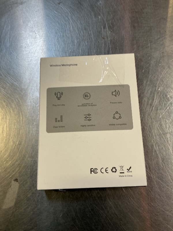 Photo 1 of **PARTIALLY FUNCTIONAL** PQRQP 3 in 1 Professional Wireless Lavalier Microphone for iPhone, Android, Camera, Wireless Microphones, Mini Microphone, Crystal Clear Sound Quality for Recording, Live Streaming, Microphone Clips