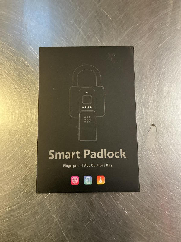 Photo 1 of Key Padlock with Fingerprint Bluetooth App eLinkSmart Combination Lock: Large Padlock for Truck Gate Footlocker Gym Locker Outdoor ?Waterproof Heavy Duty Support iOS Watch