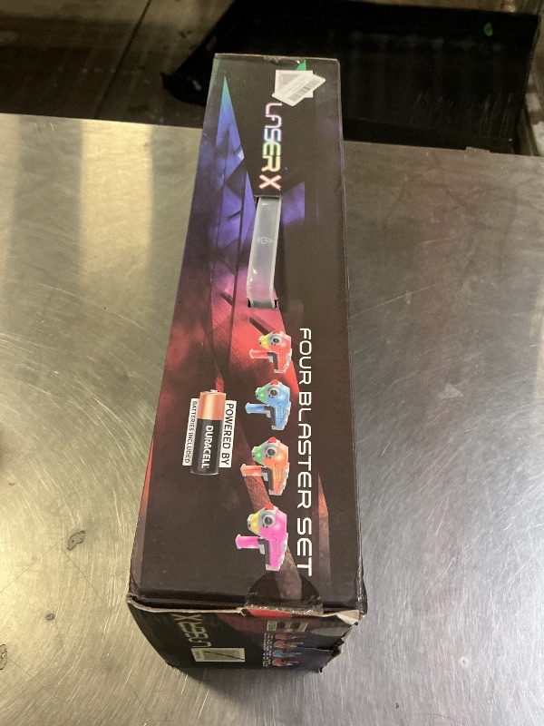 Photo 1 of 
LASER X The Original 4 Player Laser Tag Gaming Set, Blasters & Vest Sensors, Ages 6+
