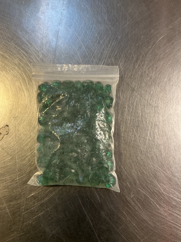 Photo 1 of 100Pcs Teal Glass Faceted European Beads Crystal Rondelle Large Hole Loose Spacer Beads Slide Charms No Metal Core 14x8mm for DIY Bracelet Necklace Jewelry Making Hole:5mm