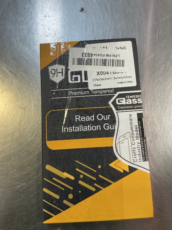 Photo 1 of [3+3 Pack] Glass Screen Protector for Google Pixel 6a 5G, 9H Tempered Glass, Fingerprint Compatible,HD Clear Case Friendly Anti Scratch