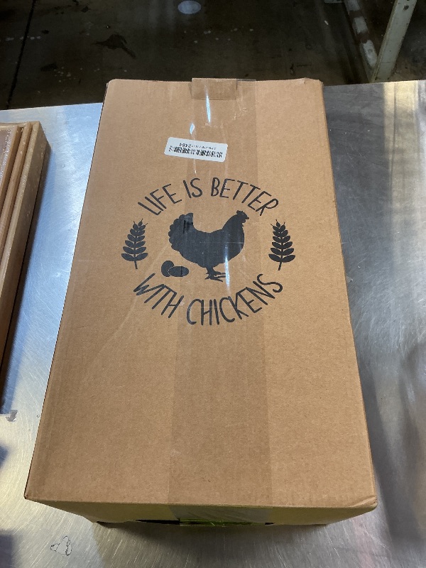 Photo 1 of ?Tgeyd Chicken Feeder and Chicken Waterer Set (3 Gallon/26 Pounds) - Hanging Automatic Chicken Feeder No Waste - Chicken Coop Accessories - Poultry Waterer