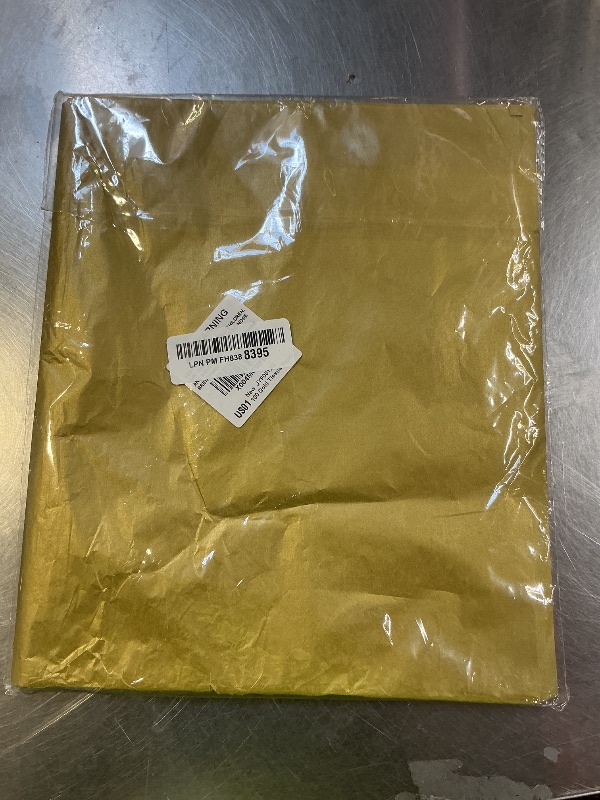 Photo 1 of 100 Sheets Gold Tissue Paper Artdly 12 x 20 Inches Gold Wrapping Paper Bulk for Weddings Birthday DIY Project Wrapping Crafts Decor